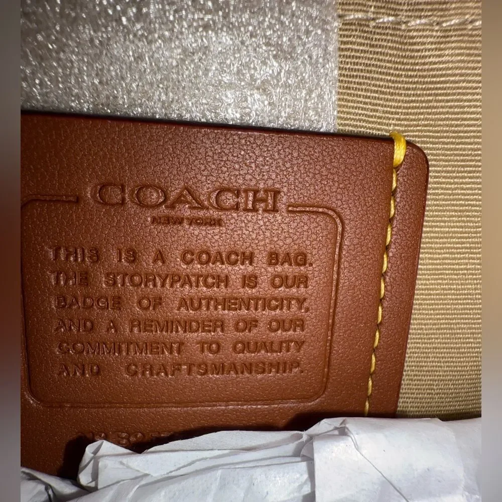 Coach Cream “Jamie” Crossbody Camera Bag with Strawberry Design!